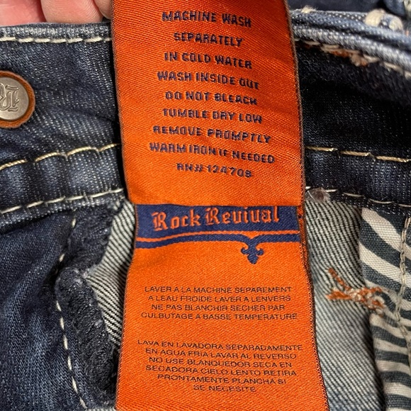 Rock Revival Sorrel Capri Jeans Size 24 - Picture 7 of 9